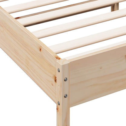 Letto senza Materasso 90x190 cm in Legno Massello di Pino | homemem39