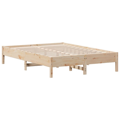 Letto senza Materasso 120x200 cm in Legno Massello di Pino | homemem39