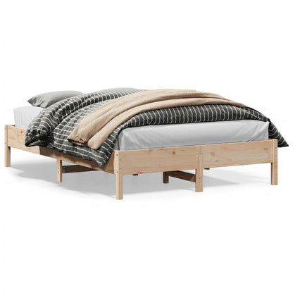 Letto senza Materasso 120x200 cm in Legno Massello di Pino | homemem39