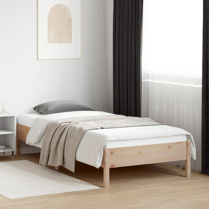 Letto senza Materasso 90x200 cm in Legno Massello di Pino - homemem39
