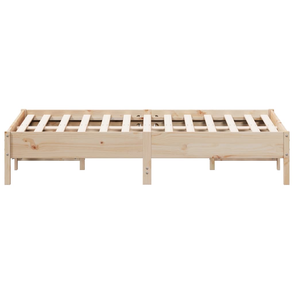 Letto senza Materasso 120x190 cm in Legno Massello di Pino | homemem39