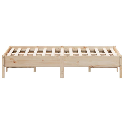 Letto senza Materasso 120x190 cm in Legno Massello di Pino | homemem39