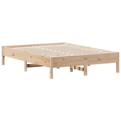 Letto senza Materasso 120x190 cm in Legno Massello di Pino | homemem39
