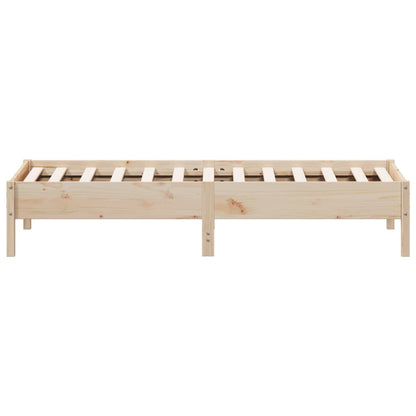 Letto senza Materasso 75x190 cm in Legno Massello Pino | homemem39