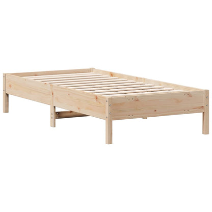 Letto senza Materasso 75x190 cm in Legno Massello Pino | homemem39