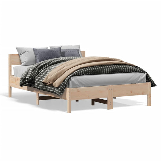 Letto senza Materasso 160x200 cm in Legno Massello di Pino | homemem39