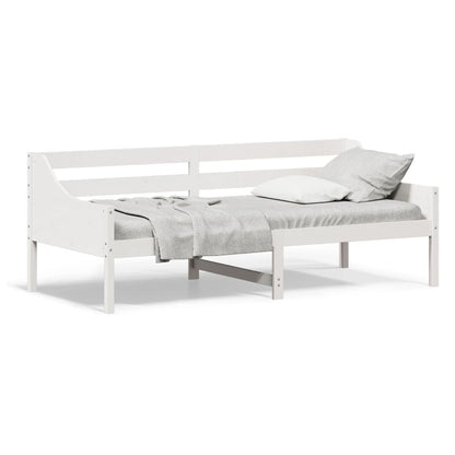 Dormeuse senza Materasso Bianca 80x200 cm Legno Massello Pino | homemem39