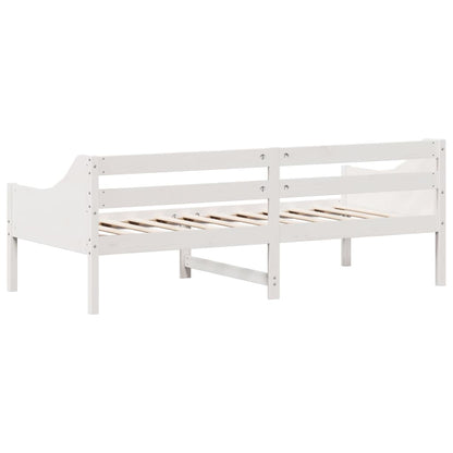 Dormeuse senza Materasso Bianca 80x200 cm Legno Massello Pino - homemem39