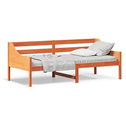 Dormeuse senza Materasso Marrone Cera 100x200 cm Legno di Pino - homemem39