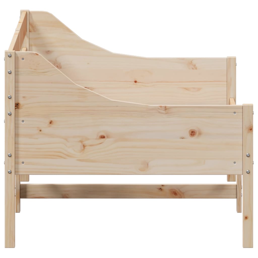 Dormeuse senza Materasso 90x190 cm in Legno Massello di Pino - homemem39