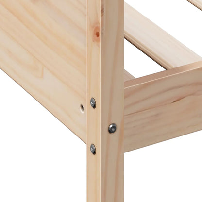 Dormeuse senza Materasso 90x190 cm in Legno Massello di Pino - homemem39