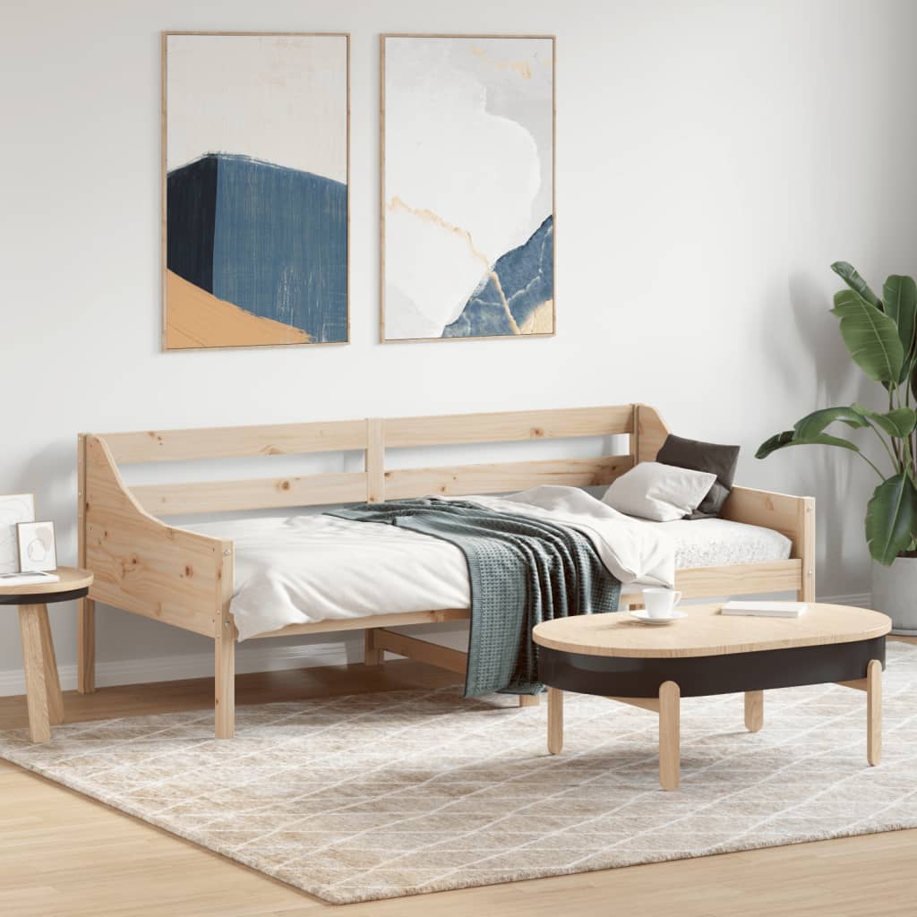 Dormeuse senza Materasso 90x190 cm in Legno Massello di Pino | homemem39