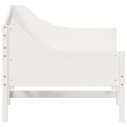 Dormeuse senza Materasso Bianca 90x190 cm Legno Massello Pino - homemem39