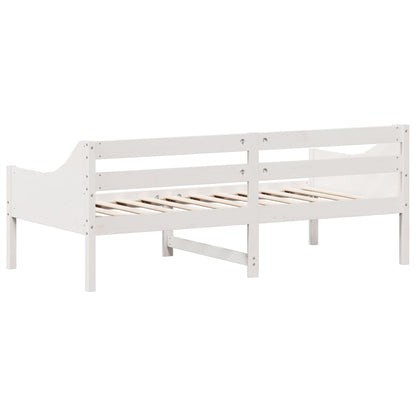 Dormeuse senza Materasso Bianca 90x190 cm Legno Massello Pino | homemem39