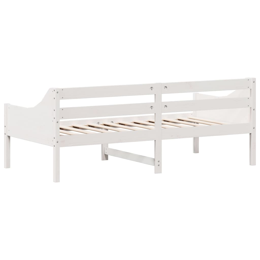 Dormeuse senza Materasso Bianca 90x190 cm Legno Massello Pino - homemem39