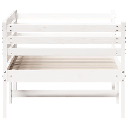 Dormeuse senza Materasso Bianca 80x200 cm Legno Massello Pino | homemem39