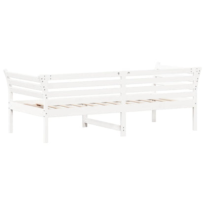 Dormeuse senza Materasso Bianca 80x200 cm Legno Massello Pino | homemem39