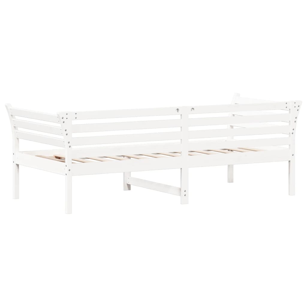 Dormeuse senza Materasso Bianca 80x200 cm Legno Massello Pino - homemem39