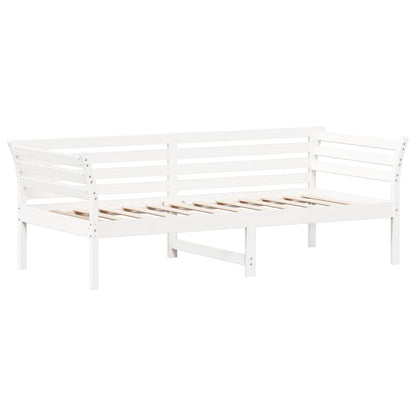 Dormeuse senza Materasso Bianco 100x200 cm Legno Massello Pino | homemem39