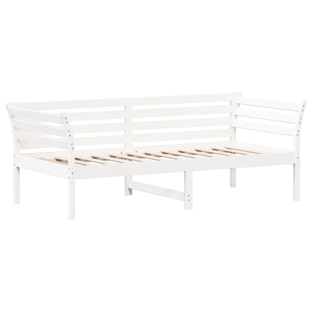 Dormeuse senza Materasso Bianca 90x190 cm Legno Massello Pino - homemem39