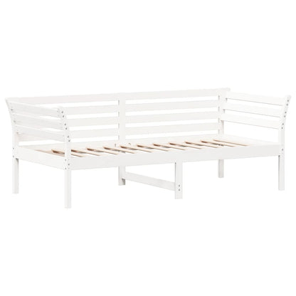 Dormeuse senza Materasso Bianca 90x190 cm Legno Massello Pino - homemem39