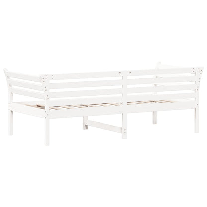 Dormeuse senza Materasso Bianca 90x190 cm Legno Massello Pino - homemem39