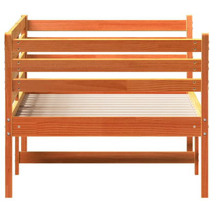 Dormeuse senza Materasso Marrone Cera 90x190 cm Legno di Pino - homemem39