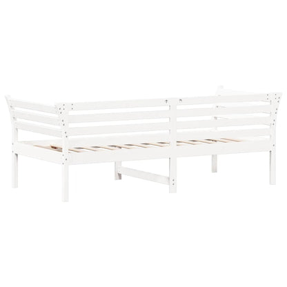 Dormeuse senza Materasso Bianco 75x190 cm in Legno di Pino | homemem39