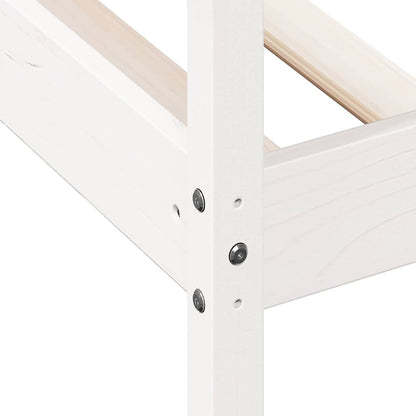 Dormeuse senza Materasso Bianco 75x190 cm in Legno di Pino | homemem39