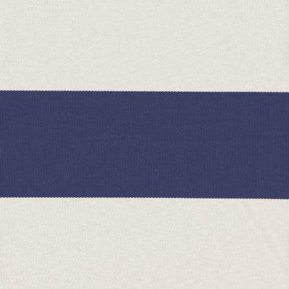 Tenda da Sole Blu e Bianca 500x300 cm in Tessuto e Acciaio