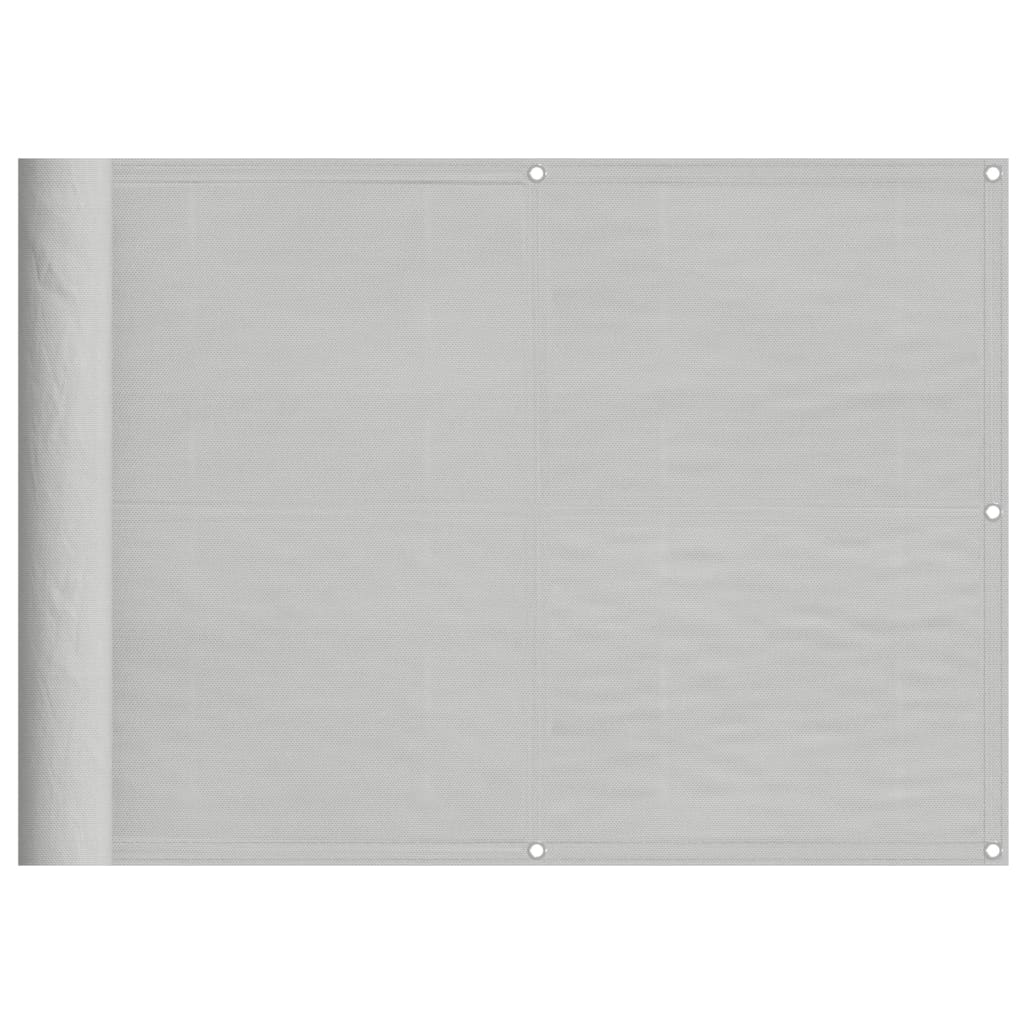 Paravento Balcone Grigio chiaro 75x300cm 100% Poliestere Oxford | homemem39