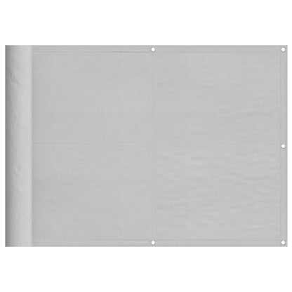Paravento Balcone Grigio chiaro 75x500cm 100% Poliestere Oxford | homemem39
