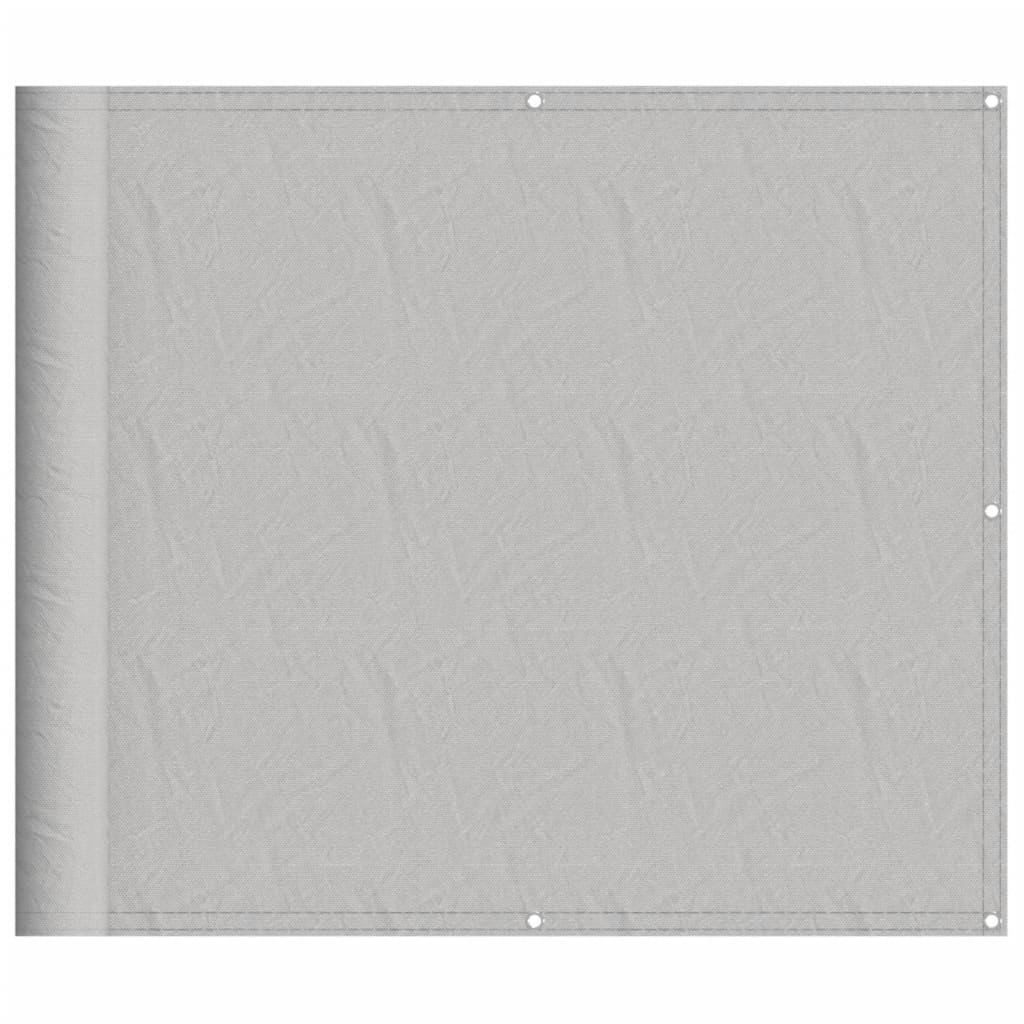 Paravento Balcone Grigio chiaro 90x500cm 100% Poliestere Oxford | homemem39