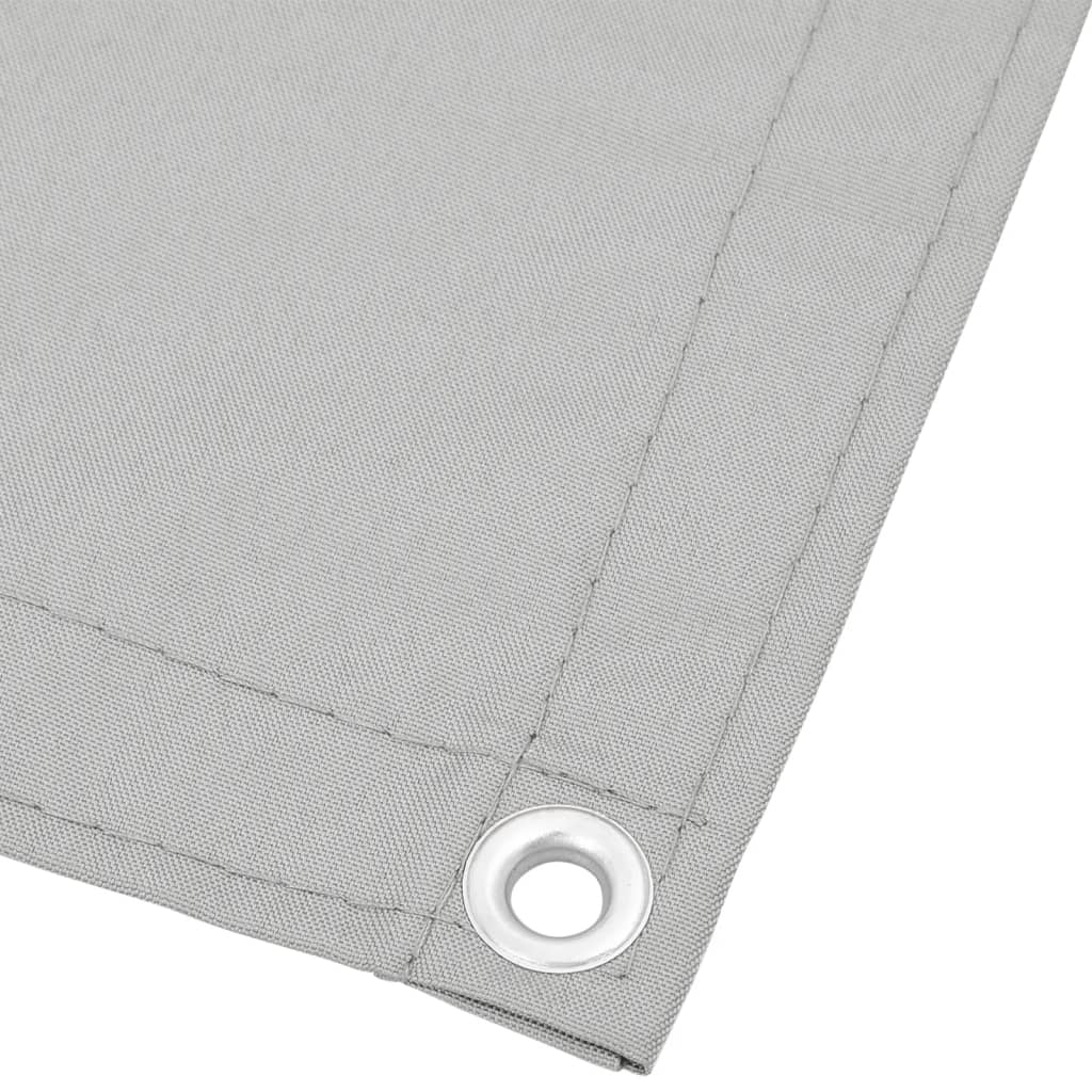 Paravento Balcone Grigio chiaro 90x700cm 100% Poliestere Oxford
