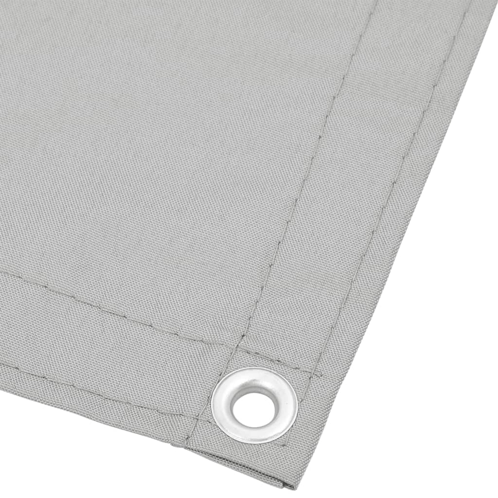 Paravento Balcone Grigio chiaro 120x300cm 100%Poliestere Oxford