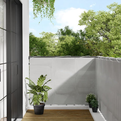 Paravento Balcone Grigio chiaro 120x800cm 100%Poliestere Oxford | homemem39