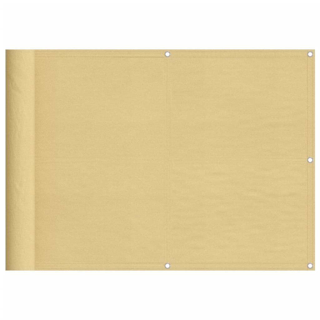Paravento da Balcone Sabbia 75x300 cm 100% Poliestere Oxford | homemem39