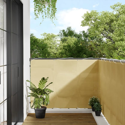 Paravento da Balcone Sabbia 120x400 cm 100% Poliestere Oxford | homemem39