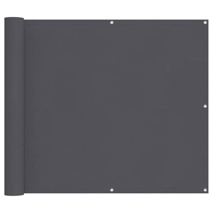 Paravento da Balcone Antracite 90x800 cm 100% Poliestere Oxford | homemem39