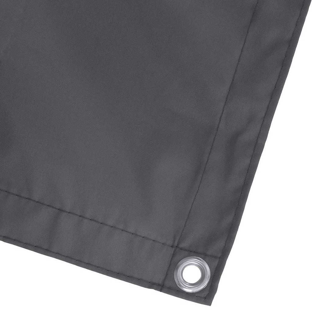 Paravento da Balcone Antracite 90x800 cm 100% Poliestere Oxford | homemem39