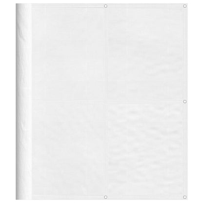 Paravento da Balcone Bianco 120x800 cm 100% Poliestere Oxford | homemem39