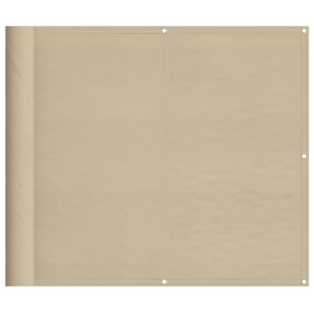 Paravento da Balcone Beige 90x800 cm 100% Poliestere Oxford | homemem39