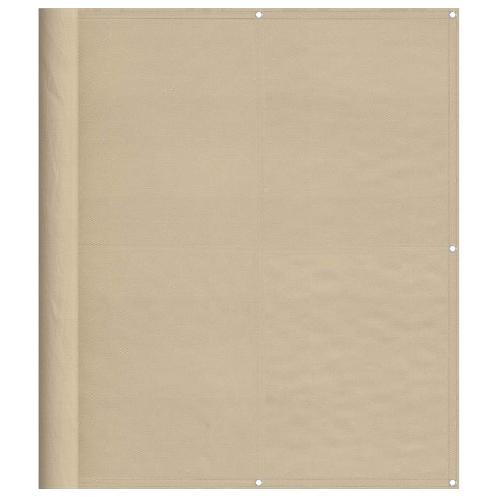 Paravento da Balcone Beige 120x800 cm 100% Poliestere Oxford | homemem39