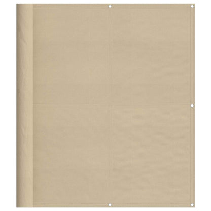 Paravento da Balcone Beige 120x800 cm 100% Poliestere Oxford | homemem39