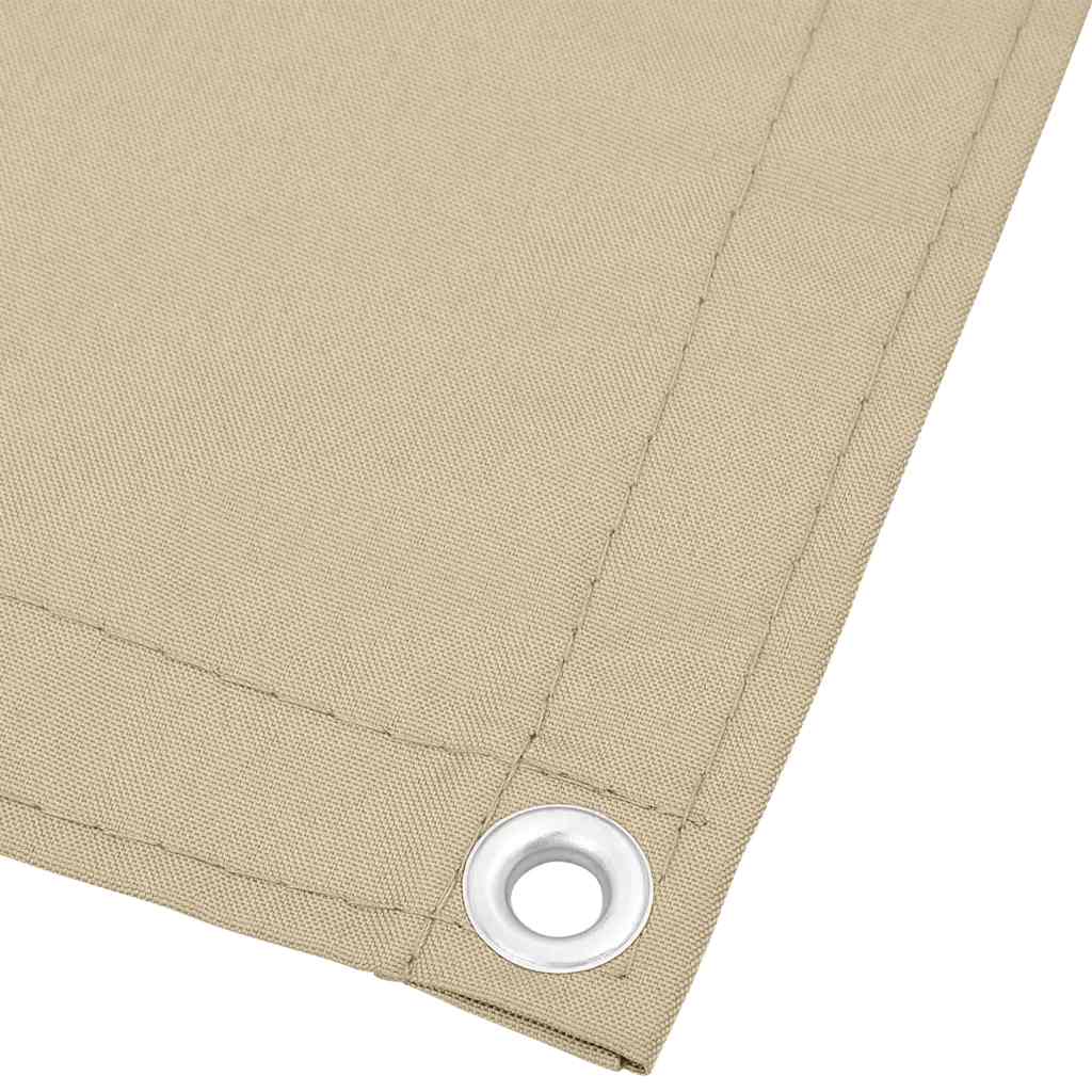 Paravento da Balcone Beige 120x800 cm 100% Poliestere Oxford | homemem39