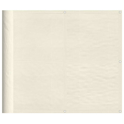 Paravento da Balcone Crema 90x800 cm 100% Poliestere Oxford | homemem39