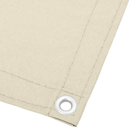 Paravento da Balcone Crema 90x800 cm 100% Poliestere Oxford | homemem39