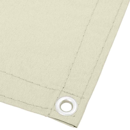 Paravento da Balcone Crema 120x700 cm 100% Poliestere Oxford | homemem39