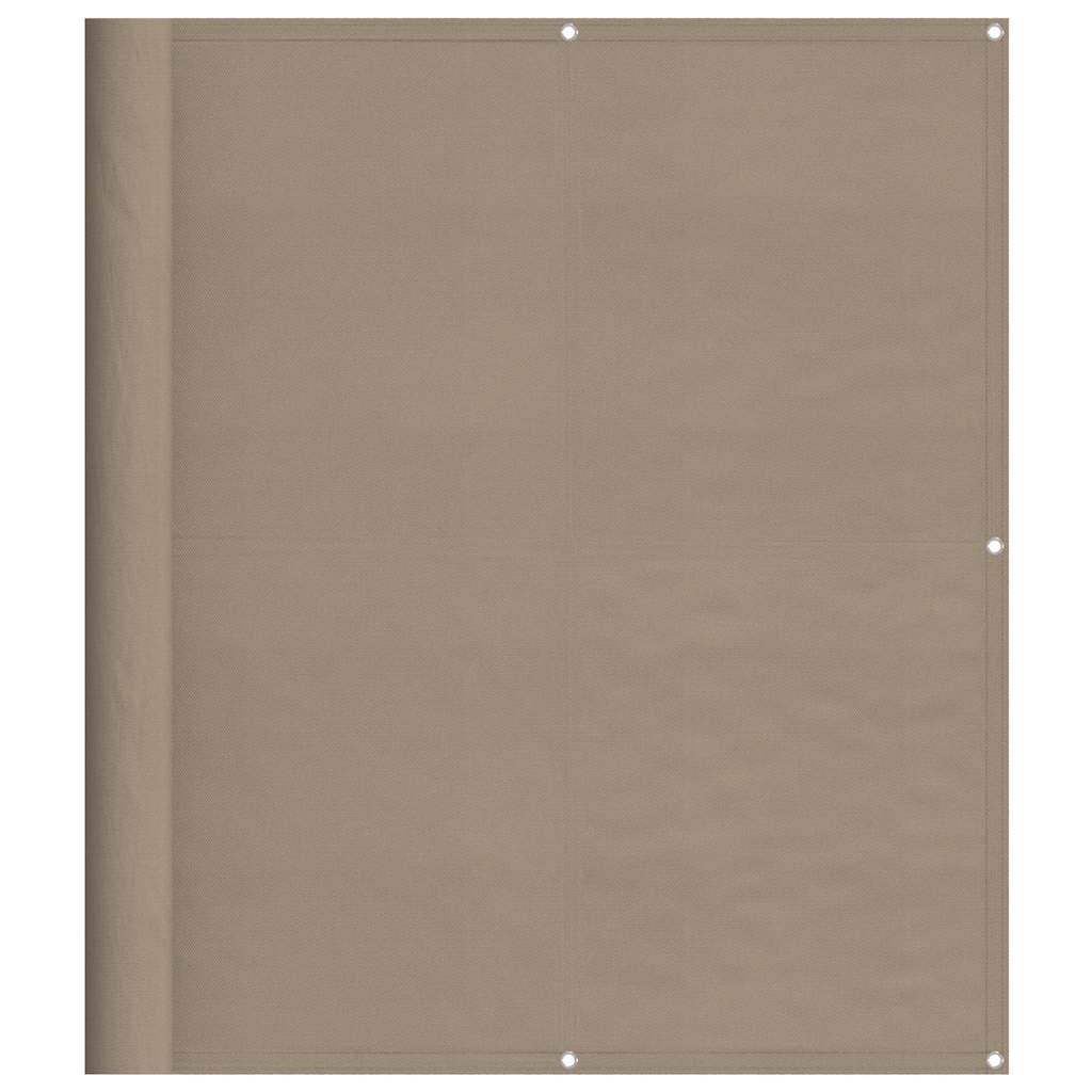 Paravento da Balcone Tortora 120x1000 cm 100% Poliestere Oxford | homemem39