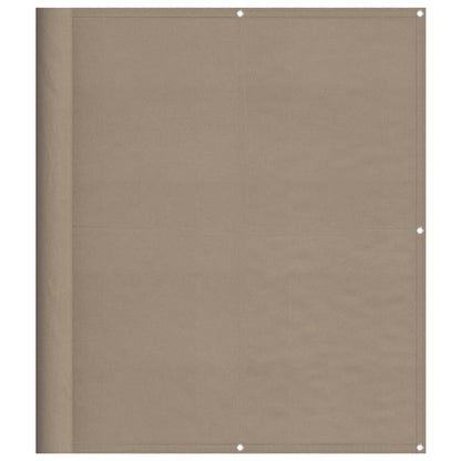Paravento da Balcone Tortora 120x1000 cm 100% Poliestere Oxford | homemem39